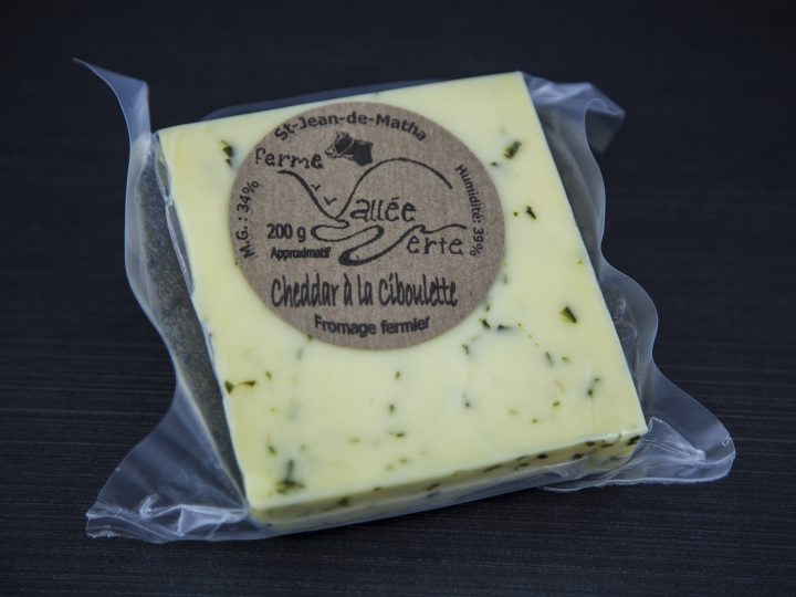 Cheddar à la ciboulette